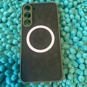 Green and orange Samsung 22 Pro case